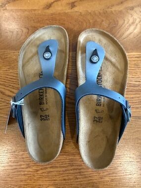 Birkenstock Blue Branded Shoe Box with Barcode Label